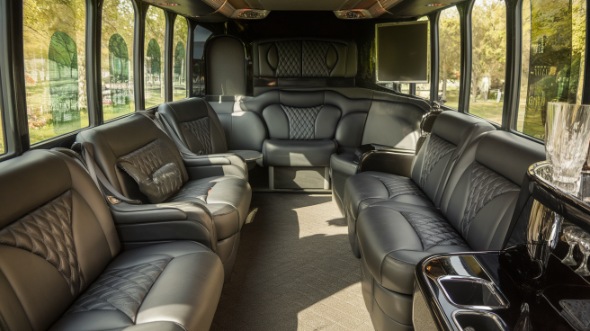 party bus rental inside danville